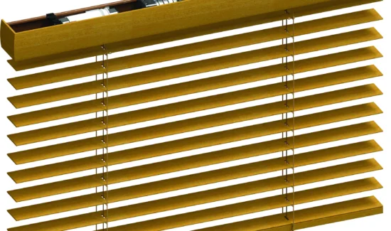 Holzjalousien elektrisch Steuerbar mit Leiterkordel
